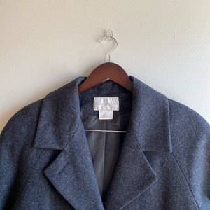 Worthington 100% Wool Coat Size 8 Black